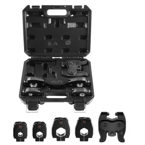 VEVOR 5PCS VUS Pressing Kit, 4PCS Press Rings (1/2", 3/4", 1", 1-1/4") & R8 Actuator - Compatible with ProPress Copper Pipes, Work with 24KN Compact Press Tools for 180° Operation VEVOR 5PCS VUS Pressing Kit, 4PCS Press Rings (1/2", 3/4", 1", 1-1/4") & R8 Actuator - Compatible with ProPress Copper Pipes, Work with 24KN Compact Press Tools for 180° Operation