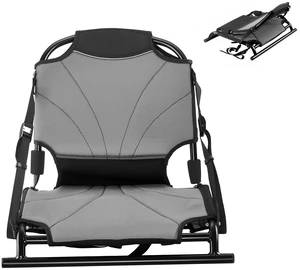 VEVOR Kayak Seat, 1 Pack 1.3" Raised Height, Universal Foldable Canoe Seat with Adjustable Back Support, Adjustable Straps, and Aluminum Alloy Frame for Sit-on-Top/Fishing/Inflatable Kayaks & Canoes VEVOR Kayak Seat, 1 Pack 1.3" Raised Height, Universal Foldable Canoe Seat with Adjustable Back Support, Adjustable Straps, and Aluminum Alloy Frame for Sit-on-Top/Fishing/Inflatable Kayaks & Canoes