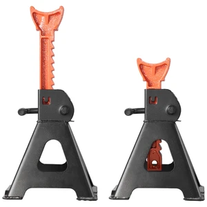 VEVOR Jack Stands, 3 Ton (6,600 lbs) Capacity, 10.8-16.3 in Adjustable Height, Heavy Duty Steel Jack Auto Stands with Locking, for Lifting SUV, Pickup, Car and UTV/ATV, 1 Pair, Black and Orange VEVOR Jack Stands, 3 Ton (6,600 lbs) Capacity, 10.8-16.3 in Adjustable Height, Heavy Duty Steel Jack Auto Stands with Locking, for Lifting SUV, Pickup, Car and UTV/ATV, 1 Pair, Black and Orange