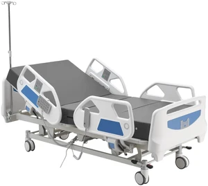 VEVOR Premium 5 Function Full Electric Hospital Bed, ICU Medical Bed with Cardiac Chair, CPR, Trendelenburg & Reverse Trendelenburg, Central Locking System with 5" Casters for Home Hospital, 550LBS VEVOR Premium 5 Function Full Electric Hospital Bed, ICU Medical Bed with Cardiac Chair, CPR, Trendelenburg & Reverse Trendelenburg, Central Locking System with 5" Casters for Home Hospital, 550LBS
