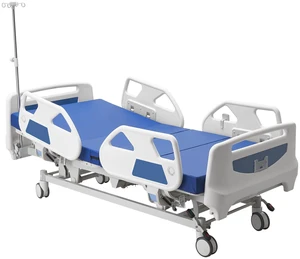 VEVOR Premium 5 Function Full Electric Hospital Bed, ICU Electric Medical Bed with Trendelenburg & Reverse Trendelenburg and Central Locking System with 5" Casters for Home Hospital, 550LBS Loading VEVOR Premium 5 Function Full Electric Hospital Bed, ICU Electric Medical Bed with Trendelenburg & Reverse Trendelenburg and Central Locking System with 5" Casters for Home Hospital, 550LBS Loading