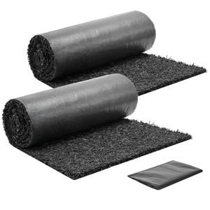 VEVOR Rubber Mulch Mat Roll, 2 Rolls 96 x 22 in Recycled Rubber Mulch Mat, 0.5 Thick Cuttable, Reduced Weed Growth, Natural-Looking Weed Barrier Mat, Permanent Walkway Pathway for Landscaping VEVOR Rubber Mulch Mat Roll, 2 Rolls 96 x 22 in Recycled Rubber Mulch Mat, 0.5 Thick Cuttable, Reduced Weed Growth, Natural-Looking Weed Barrier Mat, Permanent Walkway Pathway for Landscaping