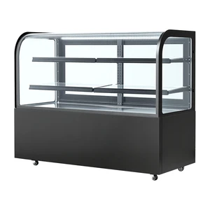 VEVOR Refrigerated Display Case, 17.6 Cu.Ft./550L Large Pastry Display Case, 2-Tier Commercial Cake Refrigerator with LED Lighting, TURBO Cooling, Frost-Free Air-Cooling, for Bakery, Dessert Shop VEVOR Refrigerated Display Case, 17.6 Cu.Ft./550L Large Pastry Display Case, 2-Tier Commercial Cake Refrigerator with LED Lighting, TURBO Cooling, Frost-Free Air-Cooling, for Bakery, Dessert Shop