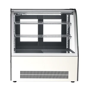 VEVOR Refrigerated Display Case, 4.2 Cu.Ft./105L Countertop Pastry Display Case, 2-Tier Commercial Cake Refrigerator with LED Lighting, TURBO Cooling, Frost-Free Air-Cooling, for Bakery, Dessert Shop VEVOR Refrigerated Display Case, 4.2 Cu.Ft./105L Countertop Pastry Display Case, 2-Tier Commercial Cake Refrigerator with LED Lighting, TURBO Cooling, Frost-Free Air-Cooling, for Bakery, Dessert Shop