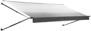VEVOR Manual RV Awning Complete Kit, 18.12FT Retractable RV Awning with Aluminum Alloy Frame & Waterproof PVC Fabric, Outdoor Camping Trailer Awnings Fit Most RVs (18FT Type, Gradient Black) VEVOR Manual RV Awning Complete Kit, 18.12FT Retractable RV Awning with Aluminum Alloy Frame & Waterproof PVC Fabric, Outdoor Camping Trailer Awnings Fit Most RVs (18FT Type, Gradient Black)