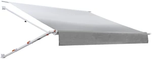 VEVOR Manual RV Awning Complete Kit, 10.12FT Retractable RV Awning with Aluminum Alloy Frame & Waterproof PVC Fabric, Outdoor Camping Trailer Awnings Fit Most RVs (10FT Type, Gradient Gray) VEVOR Manual RV Awning Complete Kit, 10.12FT Retractable RV Awning with Aluminum Alloy Frame & Waterproof PVC Fabric, Outdoor Camping Trailer Awnings Fit Most RVs (10FT Type, Gradient Gray)