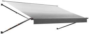 VEVOR Manual RV Awning Complete Kit, 14.12FT Retractable RV Awning with Aluminum Alloy Frame & Waterproof PVC Fabric, Outdoor Camping Trailer Awnings Fit Most RVs (14FT Type, Gradient Black) VEVOR Manual RV Awning Complete Kit, 14.12FT Retractable RV Awning with Aluminum Alloy Frame & Waterproof PVC Fabric, Outdoor Camping Trailer Awnings Fit Most RVs (14FT Type, Gradient Black)