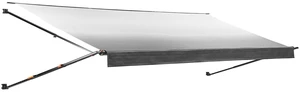 VEVOR Manual RV Awning Complete Kit, 20.12FT Retractable RV Awning with Aluminum Alloy Frame & Waterproof PVC Fabric, Outdoor Camping Trailer Awnings Fit Most RVs (20FT Type, Gradient Black) VEVOR Manual RV Awning Complete Kit, 20.12FT Retractable RV Awning with Aluminum Alloy Frame & Waterproof PVC Fabric, Outdoor Camping Trailer Awnings Fit Most RVs (20FT Type, Gradient Black)