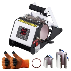 VEVOR Tumbler Heat Press Machine, 40 oz Tumbler Press, Fast and Even Heating, with Tape, Gloves, Easy Temp and Time Setting, Heat Transfer for Sublimation Insulated Tumblers, Cups, Black and White VEVOR Tumbler Heat Press Machine, 40 oz Tumbler Press, Fast and Even Heating, with Tape, Gloves, Easy Temp and Time Setting, Heat Transfer for Sublimation Insulated Tumblers, Cups, Black and White