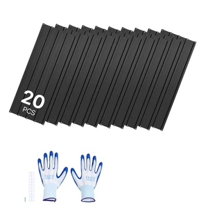 VEVOR Metal Roof Panels, 20Pcs 99 sq.ft. Galvanized Steel Roofing Panels, High Impact Corrugated Tin Gazebo Top with Screws, Gloves, Heavy Duty for Gazebos, Chicken Coop Sheds Stables Patio, Black VEVOR Metal Roof Panels, 20Pcs 99 sq.ft. Galvanized Steel Roofing Panels, High Impact Corrugated Tin Gazebo Top with Screws, Gloves, Heavy Duty for Gazebos, Chicken Coop Sheds Stables Patio, Black