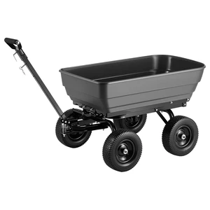 VEVOR Garden Dump Cart, 1200 lbs Poly Dump Cart, 6 Cu. Ft. Garden Carts Dumps Wagon with 2-in-1 Convertible Handle, 90° Quick-Dumps Mechanism, 180° Swivel Wheels, Yard Wagon for Plants, Soil, Crops VEVOR Garden Dump Cart, 1200 lbs Poly Dump Cart, 6 Cu. Ft. Garden Carts Dumps Wagon with 2-in-1 Convertible Handle, 90° Quick-Dumps Mechanism, 180° Swivel Wheels, Yard Wagon for Plants, Soil, Crops