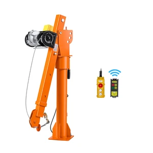 VEVOR Electric Truck Crane, 2200 lbs Pickup Truck Crane with 2200 LBS Electric Hoist, 360° Rotating Telescopic Boom, Premium Galvanized Steel, Foldable Pickup Bed Jib Hoist for Machine Lumber Lifting VEVOR Electric Truck Crane, 2200 lbs Pickup Truck Crane with 2200 LBS Electric Hoist, 360° Rotating Telescopic Boom, Premium Galvanized Steel, Foldable Pickup Bed Jib Hoist for Machine Lumber Lifting