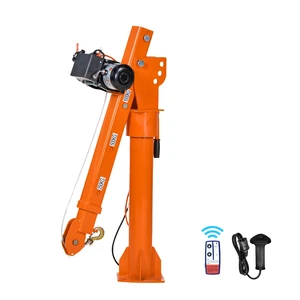 VEVOR Electric Truck Crane, 2200 lbs Pickup Truck Crane with 12V 6000 lbs Electric Winch, 360° Rotating Telescopic Boom, Premium Galvanized Steel, Foldable Pickup Bed Jib for Machine Lumber Lifting VEVOR Electric Truck Crane, 2200 lbs Pickup Truck Crane with 12V 6000 lbs Electric Winch, 360° Rotating Telescopic Boom, Premium Galvanized Steel, Foldable Pickup Bed Jib for Machine Lumber Lifting