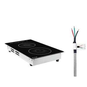 VEVOR Induction Cooktop 12in 2 Burners Built-in Electric Stove 220V 3500W, Low-Power Continuous Heating, Induction Burner for Kitchen, 9 Power Levels, LED Touch Screen, Ceramic Glass, and Child Lock VEVOR Induction Cooktop 12in 2 Burners Built-in Electric Stove 220V 3500W, Low-Power Continuous Heating, Induction Burner for Kitchen, 9 Power Levels, LED Touch Screen, Ceramic Glass, and Child Lock