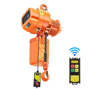 VEVOR 4400 lbs Electric Chain Hoist, 20 ft Lifting Height, Three-Phase Overhead Crane with 328 ft Wireless Remote Control, Single G100 Chain Electric Lift Hoist for Factories, Warehouses, Garages VEVOR 4400 lbs Electric Chain Hoist, 20 ft Lifting Height, Three-Phase Overhead Crane with 328 ft Wireless Remote Control, Single G100 Chain Electric Lift Hoist for Factories, Warehouses, Garages