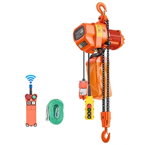 VEVOR 2200 lbs Electric Chain Hoist, 20 ft Lifting Height, Three-Phase Overhead Crane with 328 ft Wireless & 15 ft Wired Remote Control, Double G80 Chain Hoist for Factories, Warehouses, Garages VEVOR 2200 lbs Electric Chain Hoist, 20 ft Lifting Height, Three-Phase Overhead Crane with 328 ft Wireless & 15 ft Wired Remote Control, Double G80 Chain Hoist for Factories, Warehouses, Garages
