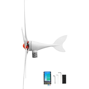 VEVOR 800W 12V Wind Turbine Generator, 5-Blade Wind Turbine Kit with Wind & Solar Hybrid Controller, Efficient 3-Phase AC Permanent Wind Power Generator for RV Boat Home Farm (Tower Pole Not Included) VEVOR 800W 12V Wind Turbine Generator, 5-Blade Wind Turbine Kit with Wind & Solar Hybrid Controller, Efficient 3-Phase AC Permanent Wind Power Generator for RV Boat Home Farm (Tower Pole Not Included)