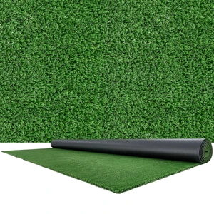 VEVOR Artificial Grass, 18 x 10 ft Fake Grass Turf Rug, 0.6 in Pile Height Realistic Synthetic Lawn Carpet Roll Mat, Easy Clean Drainage Holes for Patio, Garden, Balcony, Outdoor Indoor Decor, Green VEVOR Artificial Grass, 18 x 10 ft Fake Grass Turf Rug, 0.6 in Pile Height Realistic Synthetic Lawn Carpet Roll Mat, Easy Clean Drainage Holes for Patio, Garden, Balcony, Outdoor Indoor Decor, Green