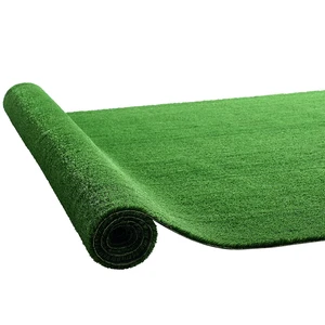 VEVOR Artificial Grass, 12 x 7 ft Fake Grass Turf Rug, 0.6 in Pile Height Realistic Synthetic Lawn Carpet Roll Mat, Easy Clean Drainage Holes for Patio, Garden, Balcony, Outdoor Indoor Decor, Green VEVOR Artificial Grass, 12 x 7 ft Fake Grass Turf Rug, 0.6 in Pile Height Realistic Synthetic Lawn Carpet Roll Mat, Easy Clean Drainage Holes for Patio, Garden, Balcony, Outdoor Indoor Decor, Green