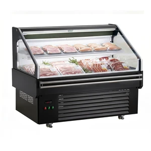 VEVOR Open Air Merchandiser, 4.6 cu. ft. Shelving Commercial Refrigerator, Grab and Go Fan Cooling Display Cooler, with LED Lighting, Night Curtain, Horizontal for Restaurants, Stores, Office VEVOR Open Air Merchandiser, 4.6 cu. ft. Shelving Commercial Refrigerator, Grab and Go Fan Cooling Display Cooler, with LED Lighting, Night Curtain, Horizontal for Restaurants, Stores, Office