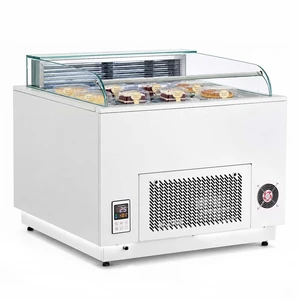 VEVOR Open Air Merchandiser, 3.1 cu. ft. Shelving Commercial Refrigerator, Grab and Go Fan Cooling Display Cooler, with LED Lighting, Night Curtain, Horizontal for Restaurants, Stores, Office VEVOR Open Air Merchandiser, 3.1 cu. ft. Shelving Commercial Refrigerator, Grab and Go Fan Cooling Display Cooler, with LED Lighting, Night Curtain, Horizontal for Restaurants, Stores, Office