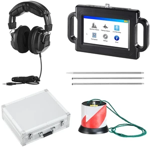 VEVOR Pipe Water Leak Detector, 1Hz-5000Hz, 7" Touchscreen Pipeline Leakage Detection Locator for 6.6FT (2m) Underground Plumbing with Sensor, 3 Listening Rods, Headphones, 8GB Card & Carry Case VEVOR Pipe Water Leak Detector, 1Hz-5000Hz, 7" Touchscreen Pipeline Leakage Detection Locator for 6.6FT (2m) Underground Plumbing with Sensor, 3 Listening Rods, Headphones, 8GB Card & Carry Case