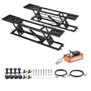 VEVOR Portable Car Lift, 7000 lbs Capacity, Heavy Duty Steel Truck Lift with 26.8" Max Height, Pneumatic Pump, Wheels, 4 Rubber Pads & 4 Lifting Columns for Cars, SUVs, Trucks, Home Garage or Shop Use VEVOR Portable Car Lift, 7000 lbs Capacity, Heavy Duty Steel Truck Lift with 26.8" Max Height, Pneumatic Pump, Wheels, 4 Rubber Pads & 4 Lifting Columns for Cars, SUVs, Trucks, Home Garage or Shop Use