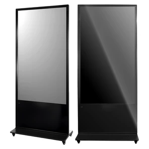 VEVOR 65 in Indoor Digital Signage 4K Floor Stand Advertising Display Kiosk, WiFi HDMI/USB Input Android OS, 178° Wide View, LCD Touchscreen Interactive Monitor, Mobile Commercial Totem Poster VEVOR 65 in Indoor Digital Signage 4K Floor Stand Advertising Display Kiosk, WiFi HDMI/USB Input Android OS, 178° Wide View, LCD Touchscreen Interactive Monitor, Mobile Commercial Totem Poster