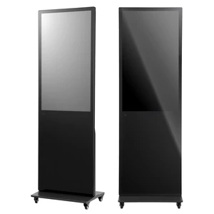 VEVOR 43 in Indoor Digital Signage Floor Standing Advertising Display Kiosk, WiFi HDMI/USB Input Android OS, 178° Wide View, LCD Touchscreen Interactive Monitor, Mobile Commercial Totem Poster VEVOR 43 in Indoor Digital Signage Floor Standing Advertising Display Kiosk, WiFi HDMI/USB Input Android OS, 178° Wide View, LCD Touchscreen Interactive Monitor, Mobile Commercial Totem Poster