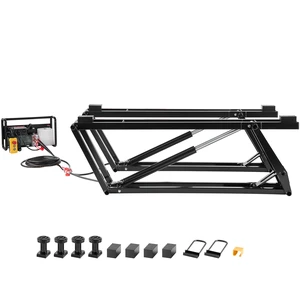 Car Lift, 7000 lbs Capacity Car Lifts for Home Garage, 3-Level Adjustable with 29.4" Lift Height & Remote Control, Auto Lock Portable Car Lift with 4 Rubber Pads & 4 Lifting Columns Car Lift, 7000 lbs Capacity Car Lifts for Home Garage, 3-Level Adjustable with 29.4" Lift Height & Remote Control, Auto Lock Portable Car Lift with 4 Rubber Pads & 4 Lifting Columns