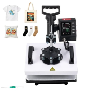 VEVOR Heat Press Machine 12 x 10 in Sublimation Press Machine Swing Away, Heat Up Fast and Even, Digital Precise Time and Temperature Control, for T-Shirts, Canvas Tote Bag, Pillowcases, Socks VEVOR Heat Press Machine 12 x 10 in Sublimation Press Machine Swing Away, Heat Up Fast and Even, Digital Precise Time and Temperature Control, for T-Shirts, Canvas Tote Bag, Pillowcases, Socks