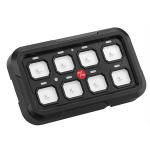 VEVOR 8 Gang Switch Panel Circuit Control Wireless Remote Up to 165 ft, for 12-24V Car Truck Pickup Boat UTV SUV, RGB Auto-Dimmable with Toggle Momentary Strobe, 1440W 60A Relay System, Waterproof VEVOR 8 Gang Switch Panel Circuit Control Wireless Remote Up to 165 ft, for 12-24V Car Truck Pickup Boat UTV SUV, RGB Auto-Dimmable with Toggle Momentary Strobe, 1440W 60A Relay System, Waterproof