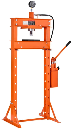 VEVOR 20-Ton Hydraulic Shop Press, H-Frame Garage Floor Shop Press with Two-Speed Pump & Gauge, Heavy-Duty Steel Adjustable Hydraulic Press for Bending, Straightening, Pressing U-Joints & Bearings VEVOR 20-Ton Hydraulic Shop Press, H-Frame Garage Floor Shop Press with Two-Speed Pump & Gauge, Heavy-Duty Steel Adjustable Hydraulic Press for Bending, Straightening, Pressing U-Joints & Bearings