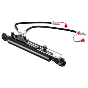 VEVOR Hydraulic Top Link Cat. 2-2 (11 in Stroke, 22-7/16 in to 33-7/16 in), Max 2900PSI Hydraulic Cylinder with 2 Hoses & G3/8" Check Valves for Tractors VEVOR Hydraulic Top Link Cat. 2-2 (11 in Stroke, 22-7/16 in to 33-7/16 in), Max 2900PSI Hydraulic Cylinder with 2 Hoses & G3/8" Check Valves for Tractors