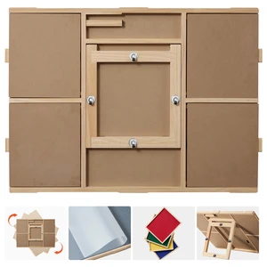 VEVOR 1500 Piece 2-in-1 Tilting & Rotating Puzzle Board 4 Drawers 34x25 in, Portable Wooden Table with Colorful Felt Drawer and Cover, 360° Rotation Puzzles Storage Jigsaw Accessories for Adult VEVOR 1500 Piece 2-in-1 Tilting & Rotating Puzzle Board 4 Drawers 34x25 in, Portable Wooden Table with Colorful Felt Drawer and Cover, 360° Rotation Puzzles Storage Jigsaw Accessories for Adult