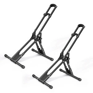 VEVOR Bike Stand 2 Pack, Foldable Freestanding Bike Storage Rack, Carbon Steel Garage Bicycle Floor Stand, Fits 20-29 in Wheel Diameters, Drill-Free Installation, for Garage, Apartment, Home, Black VEVOR Bike Stand 2 Pack, Foldable Freestanding Bike Storage Rack, Carbon Steel Garage Bicycle Floor Stand, Fits 20-29 in Wheel Diameters, Drill-Free Installation, for Garage, Apartment, Home, Black