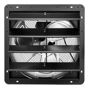 VEVOR 18 inch Shutter Exhaust Fan Wall-Mount Variable Speed Temperature, Automatic Louvers Sturdy Steel Housing, Low Noise, Ventilation and Cooling for Attic, Garage, Barn, Greenhouse, Workshop VEVOR 18 inch Shutter Exhaust Fan Wall-Mount Variable Speed Temperature, Automatic Louvers Sturdy Steel Housing, Low Noise, Ventilation and Cooling for Attic, Garage, Barn, Greenhouse, Workshop