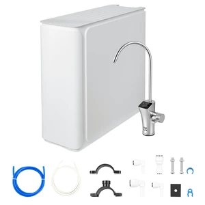 VEVOR Reverse Osmosis System 1200 GPD 8-Stage Tankless Water Filter Device, Under Sink Water Filtration, 2:1 Pure-to-Drain Ratio, Smart Faucet, Reduces TDS, Chlorine, Bad Taste and Odor, NSF Certified VEVOR Reverse Osmosis System 1200 GPD 8-Stage Tankless Water Filter Device, Under Sink Water Filtration, 2:1 Pure-to-Drain Ratio, Smart Faucet, Reduces TDS, Chlorine, Bad Taste and Odor, NSF Certified