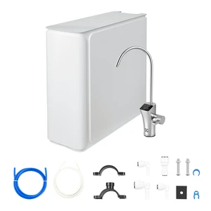 VEVOR Reverse Osmosis System 800 GPD 8-Stage Tankless Water Filter Device, Under Sink Water Filtration, 2:1 Pure-to-Drain Ratio, Smart Faucet, Reduces TDS, Chlorine, Bad Taste and Odor, NSF Certified VEVOR Reverse Osmosis System 800 GPD 8-Stage Tankless Water Filter Device, Under Sink Water Filtration, 2:1 Pure-to-Drain Ratio, Smart Faucet, Reduces TDS, Chlorine, Bad Taste and Odor, NSF Certified
