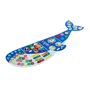 VEVOR Felt Wall Busy Board 12-in-1 Whale Foldable Montessori Activity Toys, Travel Daycare, Classroom, Playroom, Home, Educational Sensory Panel, with Numbers Letters Animals Shapes Learning Pieces VEVOR Felt Wall Busy Board 12-in-1 Whale Foldable Montessori Activity Toys, Travel Daycare, Classroom, Playroom, Home, Educational Sensory Panel, with Numbers Letters Animals Shapes Learning Pieces