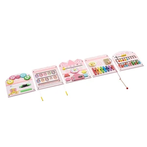 VEVOR Wall Busy Board, 14-in-1 Castle Montessori Sensory Activity Panels, Learning Activity Center for Daycare, Classroom, Playroom, and Home, Sturdy Wooden Educational Toys, with Mounting Hardware VEVOR Wall Busy Board, 14-in-1 Castle Montessori Sensory Activity Panels, Learning Activity Center for Daycare, Classroom, Playroom, and Home, Sturdy Wooden Educational Toys, with Mounting Hardware