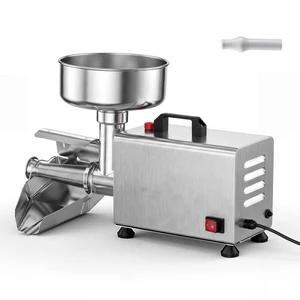 VEVOR Electric Tomato Strainer 250W Food Mill and Sauce Maker 200 lbs/H, Commercial Grade For Apple Sauce, Strawberry and Blueberry Jam, Stainless Steel Tomato Milling Press Machine, Large Hopper VEVOR Electric Tomato Strainer 250W Food Mill and Sauce Maker 200 lbs/H, Commercial Grade For Apple Sauce, Strawberry and Blueberry Jam, Stainless Steel Tomato Milling Press Machine, Large Hopper