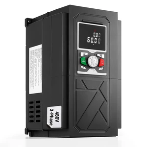 VEVOR 10HP 7.5KW 20.5A Variable Frequency Drive, 3-Phase AC480V Input/Output, 3 Phase to 3 Phase, 0500Hz Output VFD, V/F SVC Control Modes for Precision Motor Speed Control VEVOR 10HP 7.5KW 20.5A Variable Frequency Drive, 3-Phase AC480V Input/Output, 3 Phase to 3 Phase, 0500Hz Output VFD, V/F SVC Control Modes for Precision Motor Speed Control