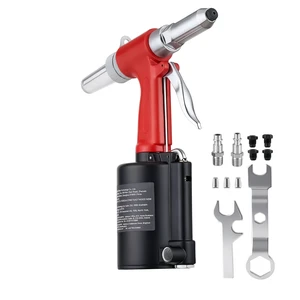 VEVOR Pneumatic Rivet Gun Kit with 3/32" 1/8" 5/32" 3/16" Nosepieces, 2425 LBS Pulling Force, 3-Claw Secure Grip, Air Pop Riveter Tool for Automotive, Construction, Industrial Manufacturing VEVOR Pneumatic Rivet Gun Kit with 3/32" 1/8" 5/32" 3/16" Nosepieces, 2425 LBS Pulling Force, 3-Claw Secure Grip, Air Pop Riveter Tool for Automotive, Construction, Industrial Manufacturing