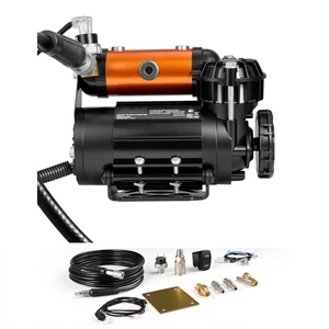 VEVOR 12V Air Compressor 0.5HP 2.72 SCFM Portable Tire Inflator Max 210PSI, Heavy Duty Offroad Air Pump with Differential Lock Harness, Adapters & 19FT Air Hose for Pickup Truck SUV Off-Road Vehicles VEVOR 12V Air Compressor 0.5HP 2.72 SCFM Portable Tire Inflator Max 210PSI, Heavy Duty Offroad Air Pump with Differential Lock Harness, Adapters & 19FT Air Hose for Pickup Truck SUV Off-Road Vehicles