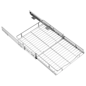 VEVOR Pull Out Cabinet Organizer 14.06"W x 20.94"D Steel Slide Out Drawers, for Kitchen Bathroom Pantry Home Organization, Chrome-Plated Finish, Heavy Duty Storage Sliding Shelves for Base Cabinets VEVOR Pull Out Cabinet Organizer 14.06"W x 20.94"D Steel Slide Out Drawers, for Kitchen Bathroom Pantry Home Organization, Chrome-Plated Finish, Heavy Duty Storage Sliding Shelves for Base Cabinets