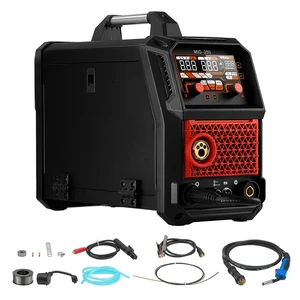 VEVOR 250A MIG Welder 5-in-1 AL MIG/Gas MIG/Flux Core MIG/Stick/Lift TIG, Multi-Function 110V/220V Pulse Aluminum Mig Welder, Synergic Control, 2T/4T/Spot Mode, Digital Display - Spool Gun Compatible VEVOR 250A MIG Welder 5-in-1 AL MIG/Gas MIG/Flux Core MIG/Stick/Lift TIG, Multi-Function 110V/220V Pulse Aluminum Mig Welder, Synergic Control, 2T/4T/Spot Mode, Digital Display - Spool Gun Compatible