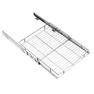 VEVOR Pull Out Cabinet Organizer 16.93"W x 21.06"D Steel Slide Out Drawers, for Kitchen Bathroom Pantry Home Organization, Chrome-Plated Finish, Heavy Duty Storage Sliding Shelves for Base Cabinets VEVOR Pull Out Cabinet Organizer 16.93"W x 21.06"D Steel Slide Out Drawers, for Kitchen Bathroom Pantry Home Organization, Chrome-Plated Finish, Heavy Duty Storage Sliding Shelves for Base Cabinets