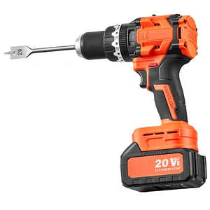 VEVOR Hammer Drill 20V 1/2 in 24000 IPM Brushless Cordless Impact Drill Kit, for Drilling Wood Metal Screw Driving, 4000 mAh Lithium-Ion Battery Pack and Charger, with All-Metal Chuck, Compact Design VEVOR Hammer Drill 20V 1/2 in 24000 IPM Brushless Cordless Impact Drill Kit, for Drilling Wood Metal Screw Driving, 4000 mAh Lithium-Ion Battery Pack and Charger, with All-Metal Chuck, Compact Design