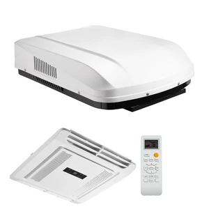 VEVOR RV Air Conditioner, 15000 BTU RV AC Unit, 120V Non-Ducted Rooftop Air Conditioner with Heat Pump and Cooling, Variable Speed Easy Install Quiet AC with ADB Button Control & Remote Control, White VEVOR RV Air Conditioner, 15000 BTU RV AC Unit, 120V Non-Ducted Rooftop Air Conditioner with Heat Pump and Cooling, Variable Speed Easy Install Quiet AC with ADB Button Control & Remote Control, White